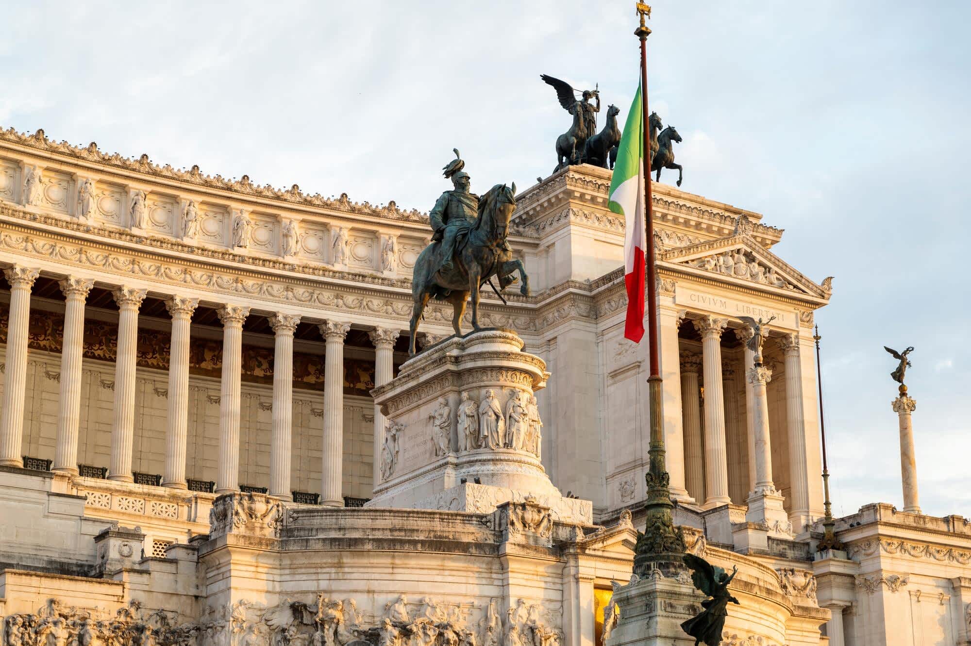 Monumento a Vittorio Emanuele II en Roma